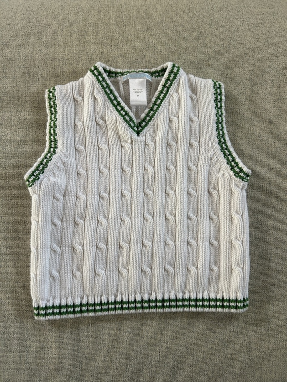 Janie and Jack Knit Sweater Vest Golf Tennis Toddler Boy Size 2